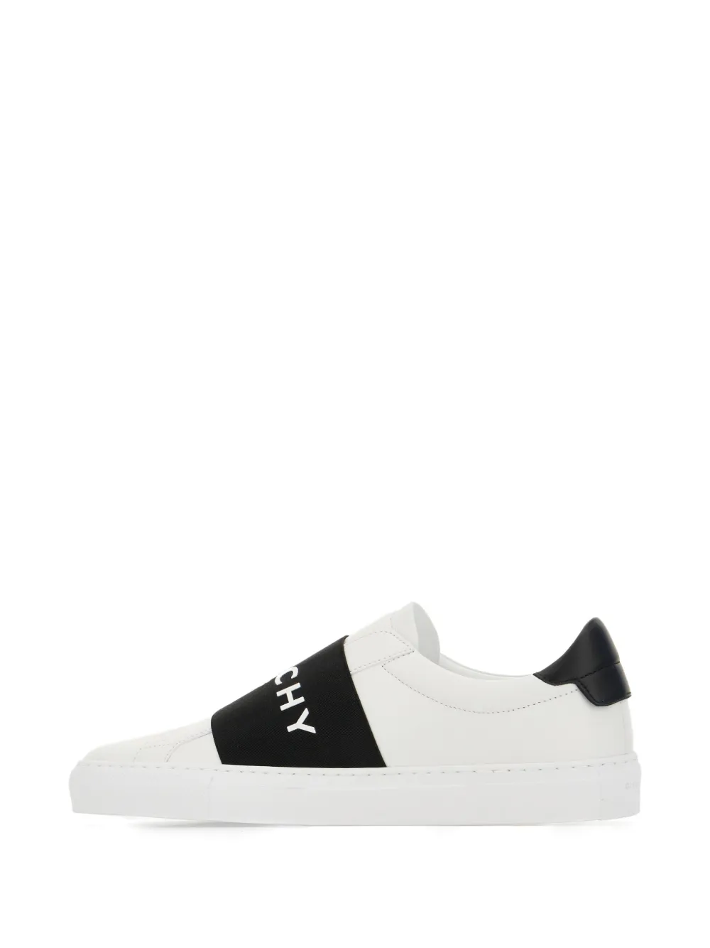 Givenchy strap-detail leather sneakers White