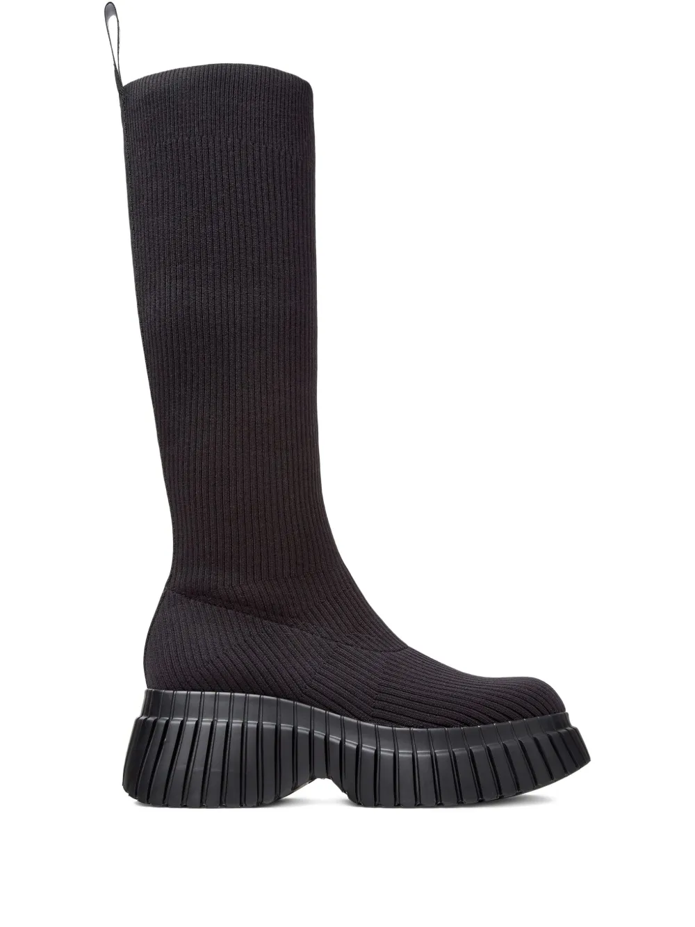 Camper Pix BCN ribbed-knit boots Black