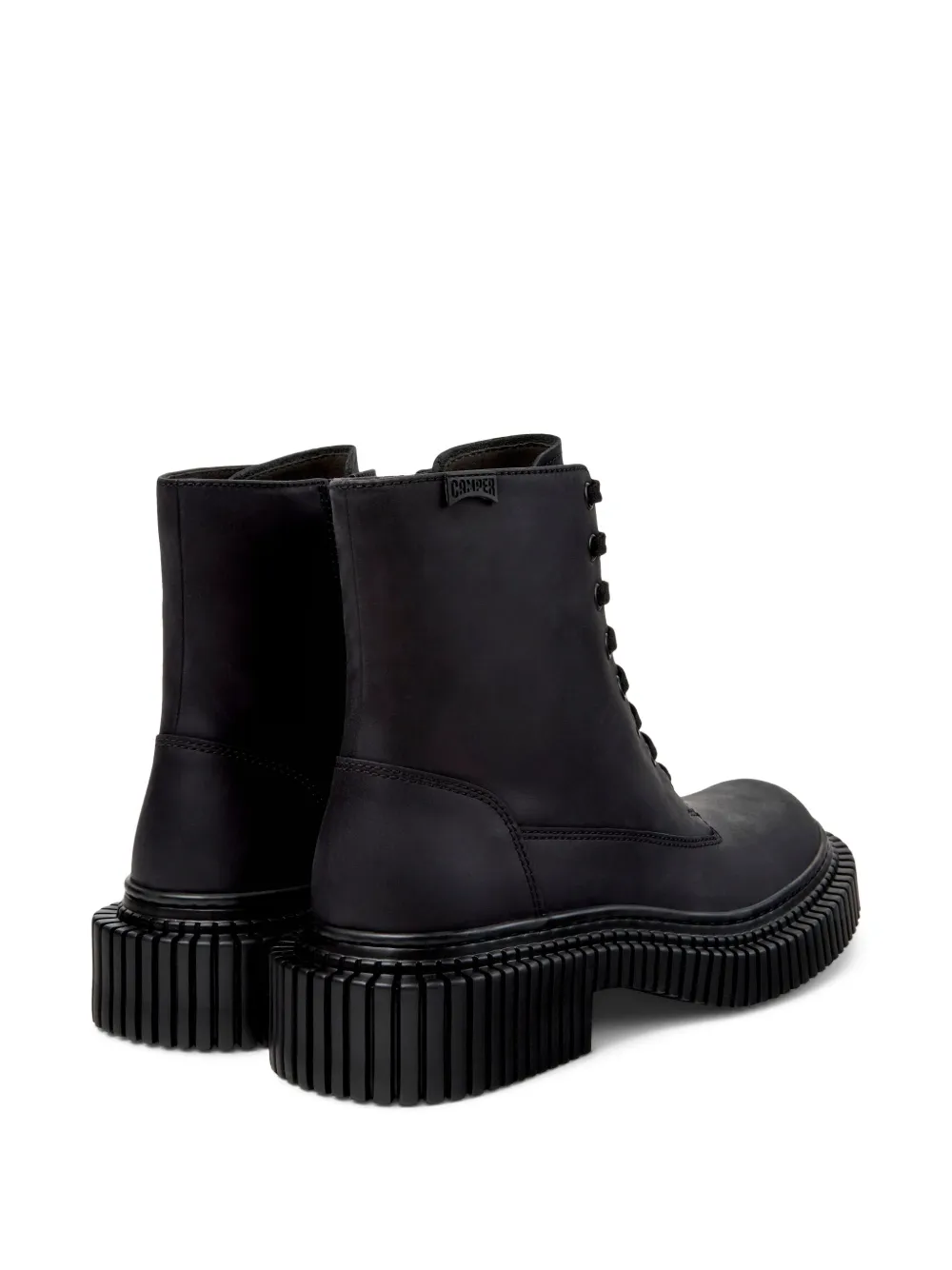 Camper 33mm Berlin lace-up chunky boots Black