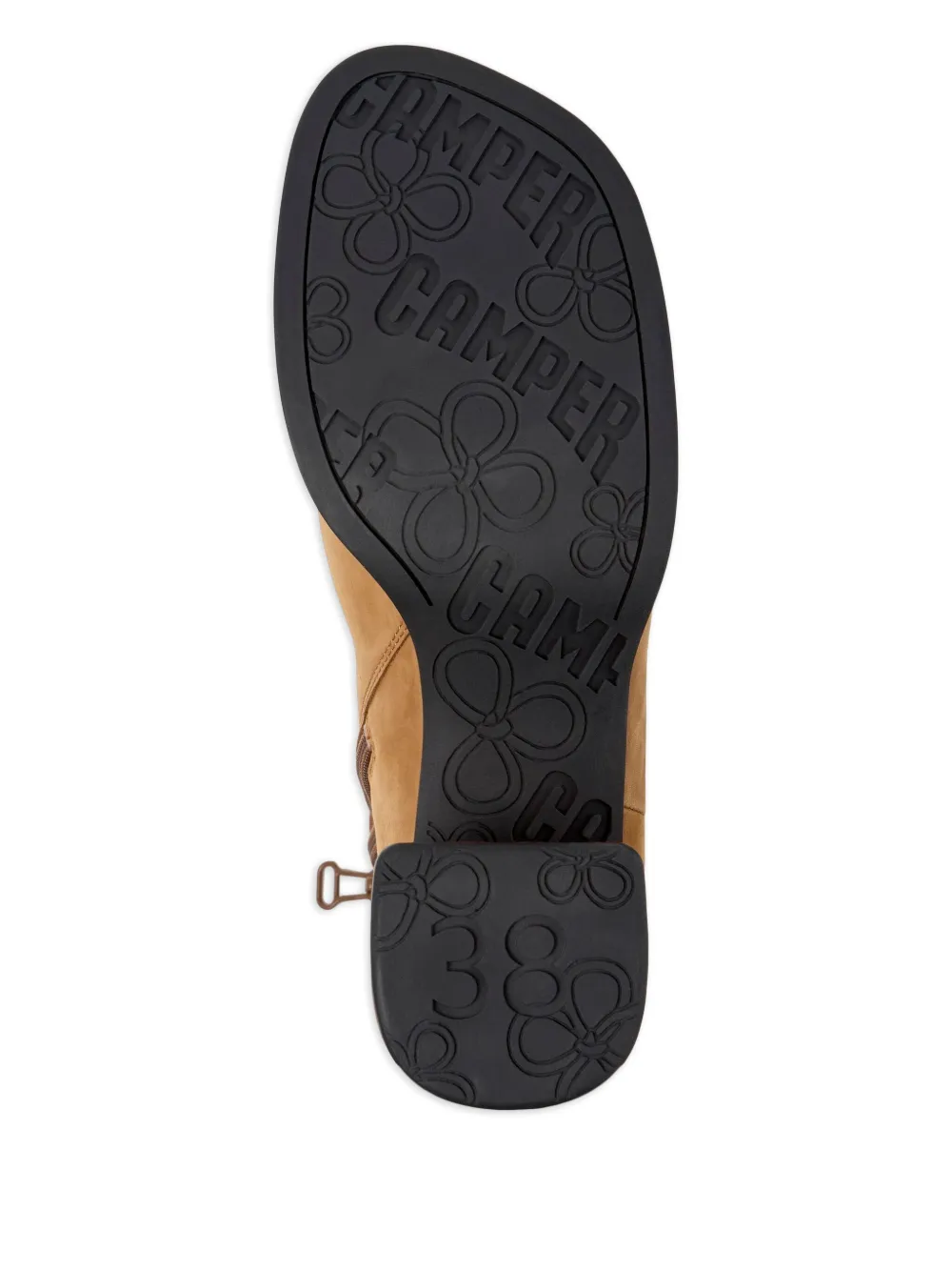 Camper Kora block-heel ankle boots Brown