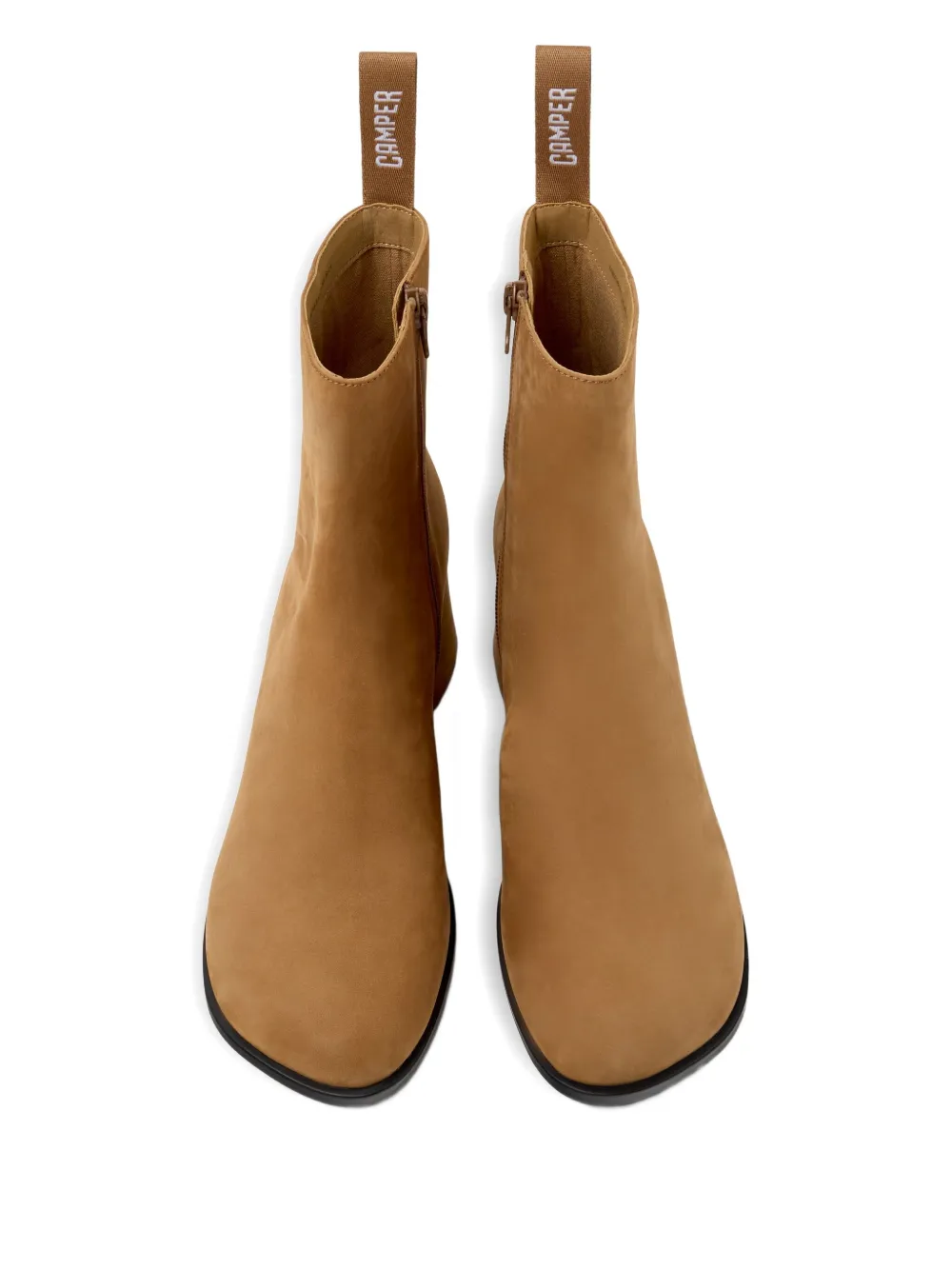 Camper Kora block-heel ankle boots Brown