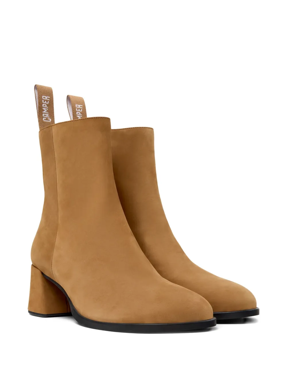 Camper Kora block-heel ankle boots Brown