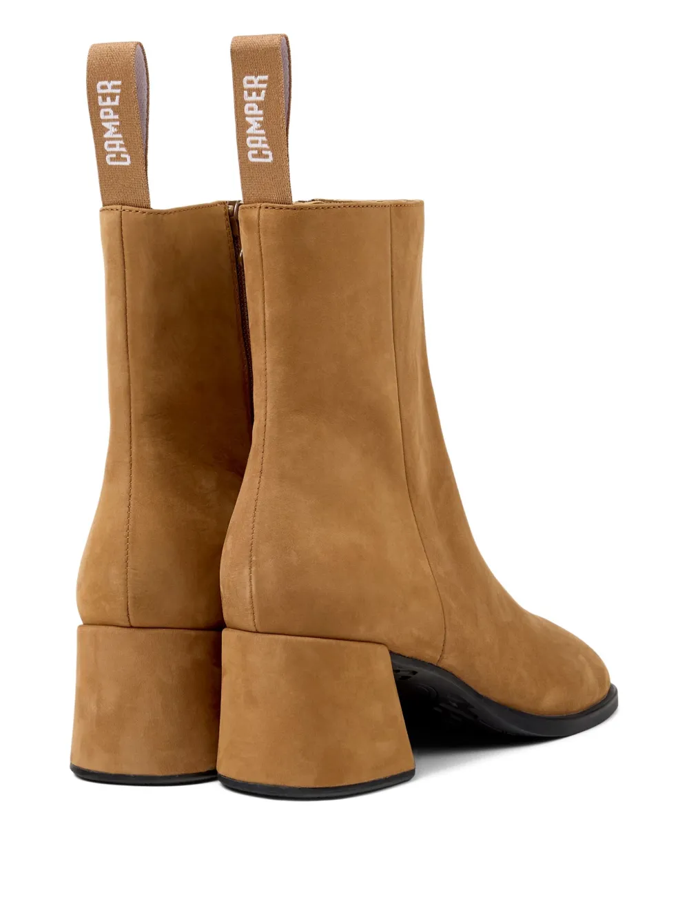 Camper Kora block-heel ankle boots Brown