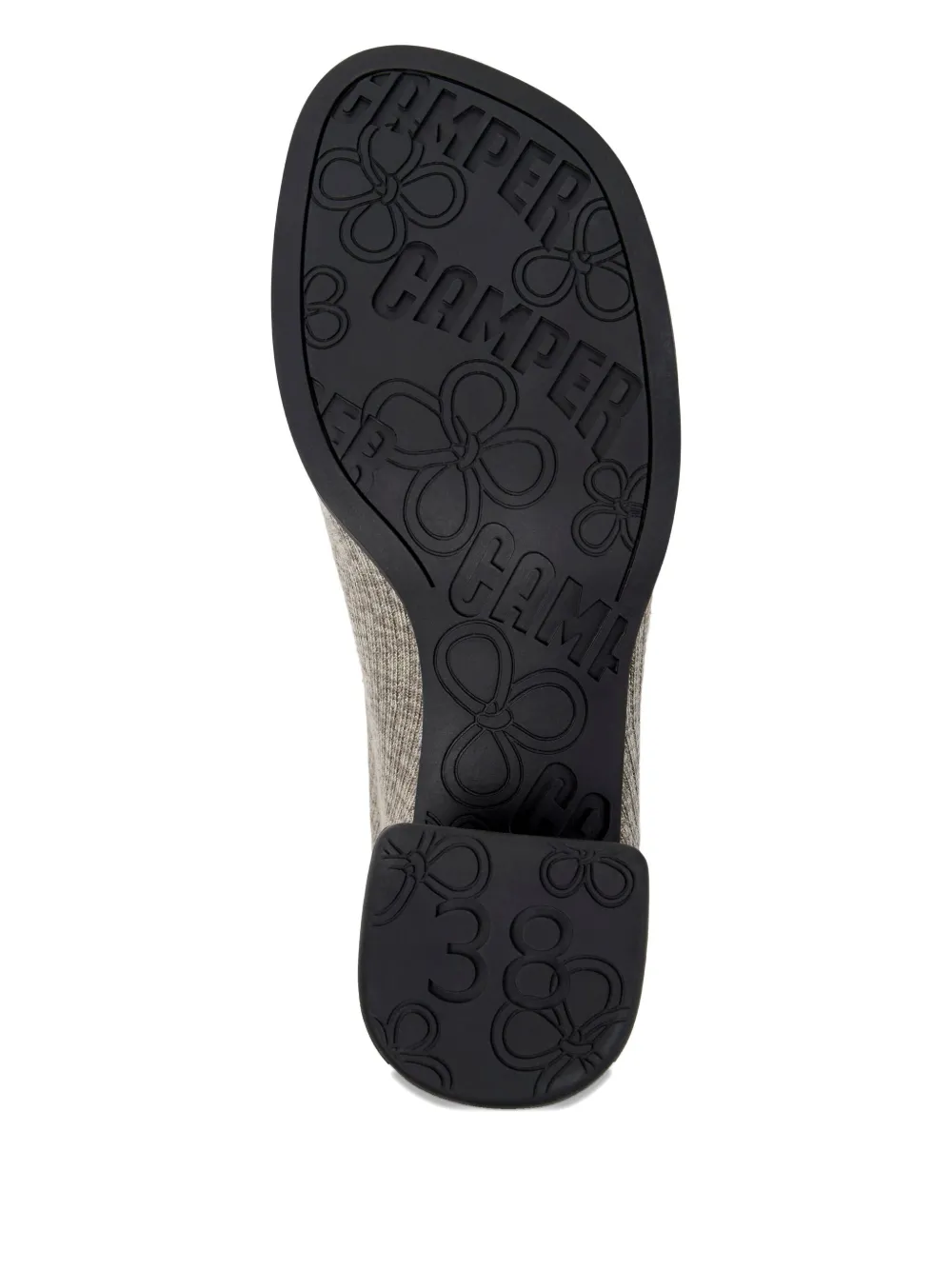 Camper 65mm Kora Knitted Ankle Boots In Gray