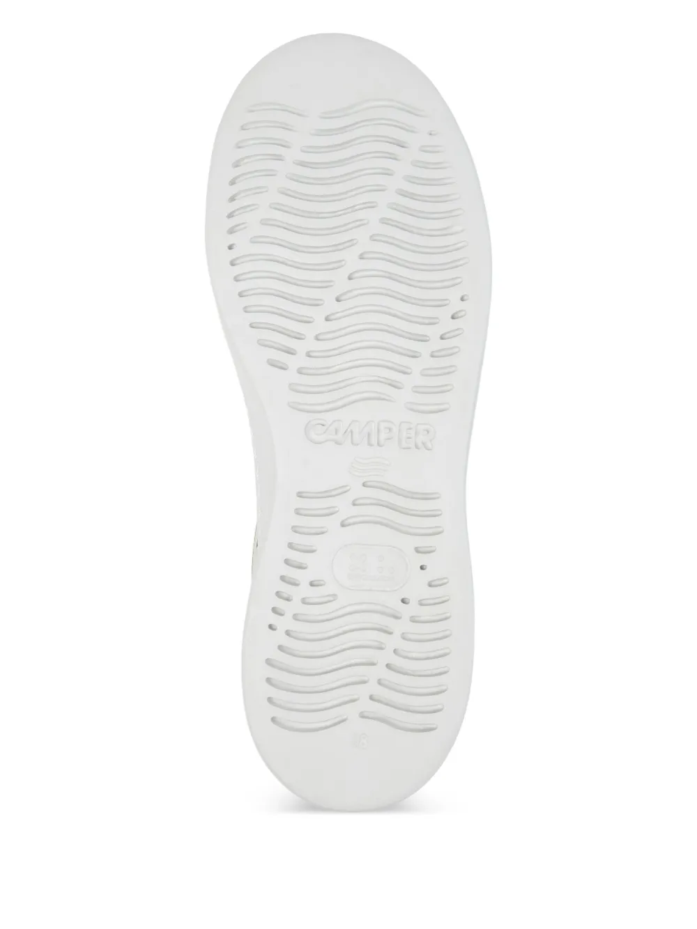 Camper G3d Runner Up Twins Leather Print Sneakers In White