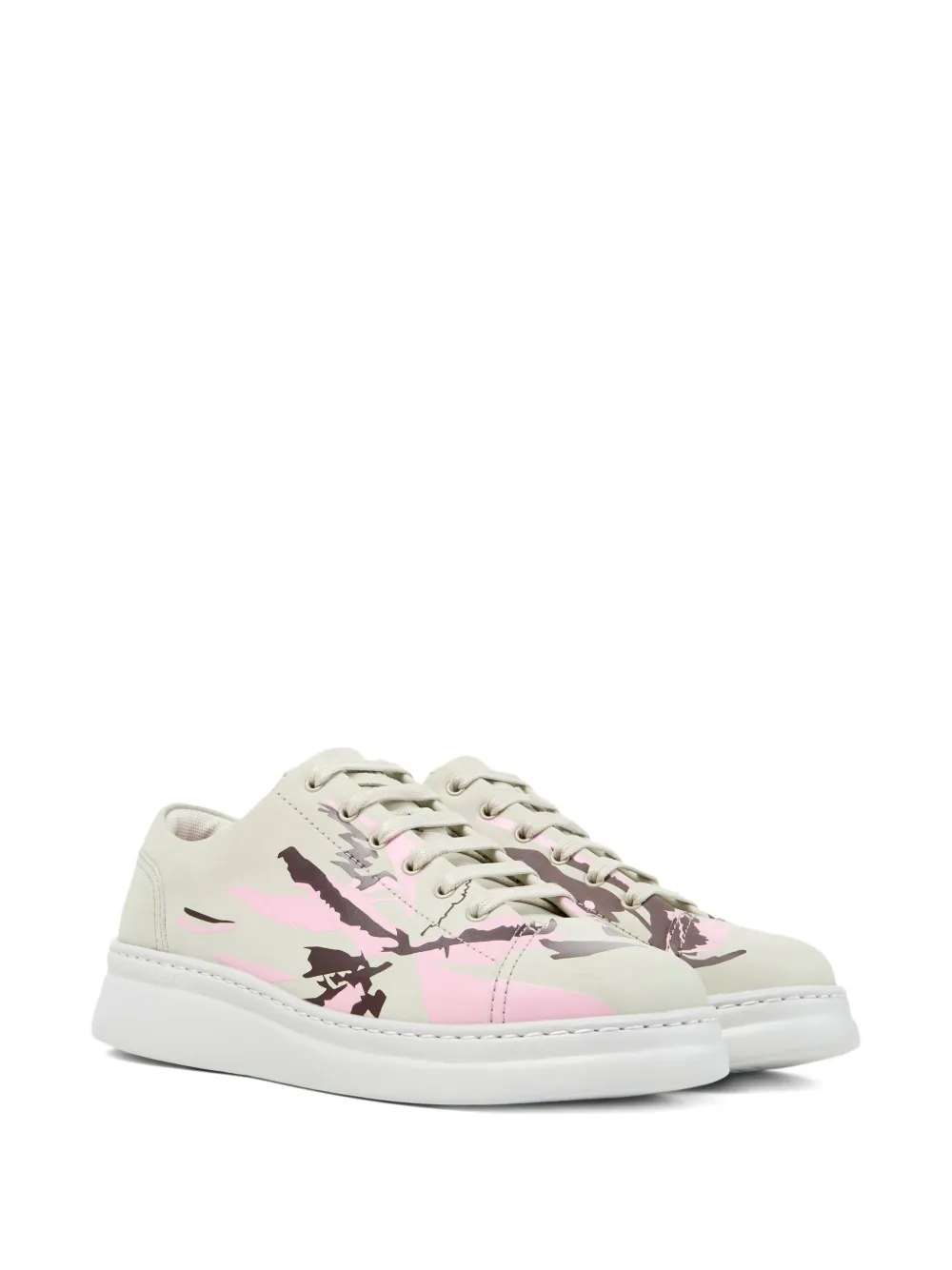 Camper G3D Runner Up Twins leather print sneakers - Beige