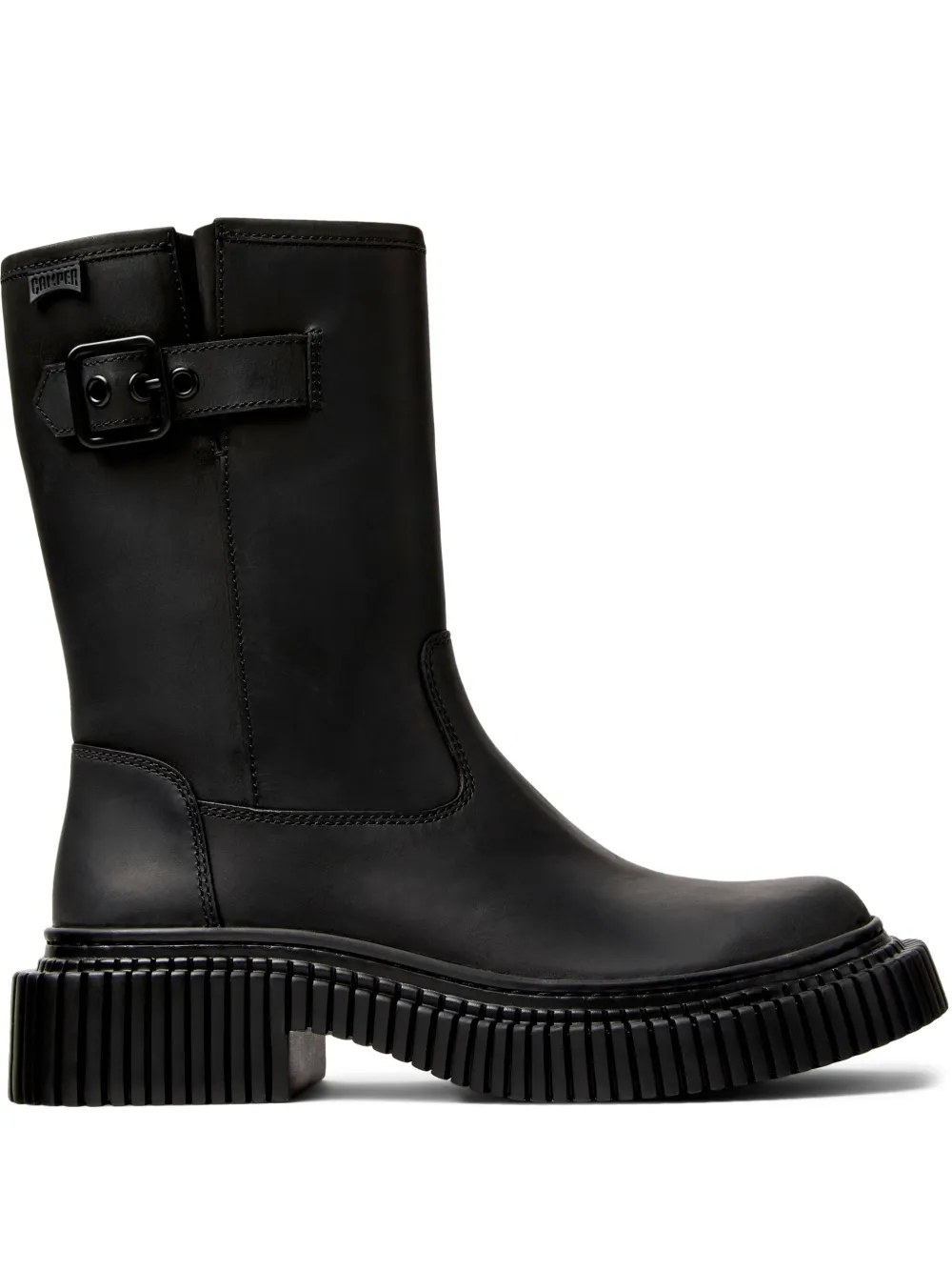Camper Pix Berlin buckle-fastening leather boots Black