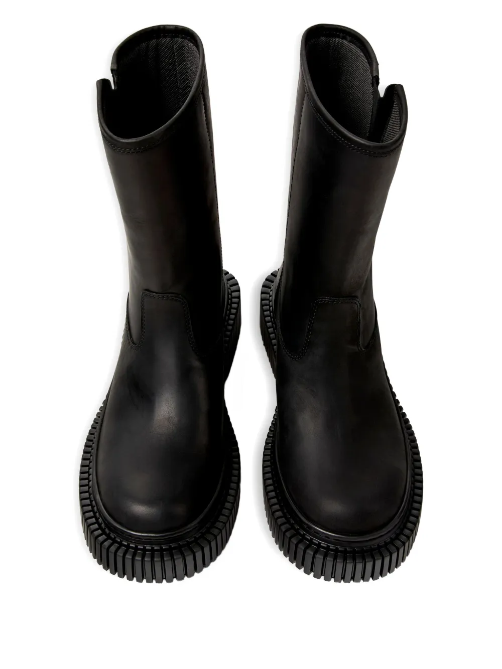 Camper Pix Berlin buckle-fastening leather boots Black