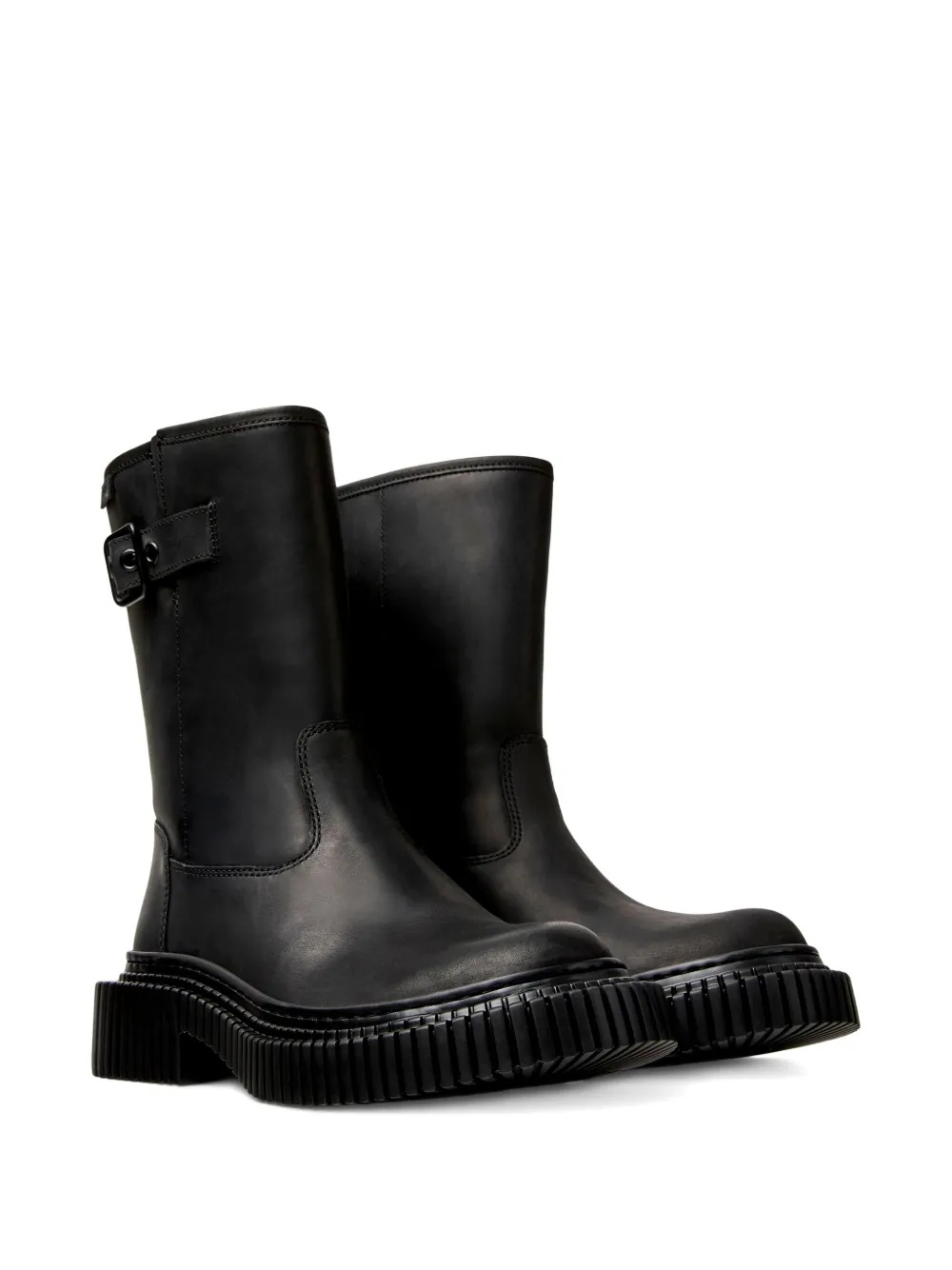 Camper Pix Berlin buckle-fastening leather boots Black