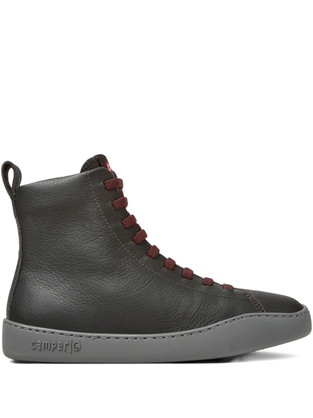 Camper Peu Touring lace-up leather sneakers | Grey | Image 1