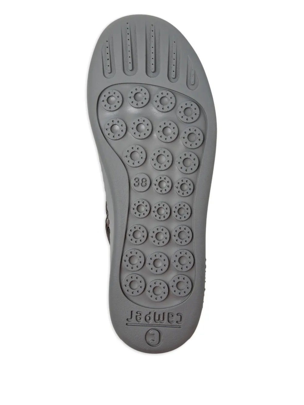 Camper Peu Touring Lace-up Leather Sneakers In Gray
