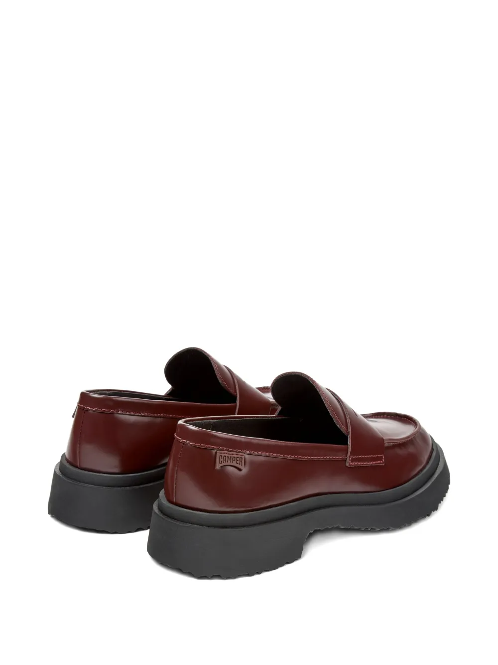 Camper Walden penny leather loafers Red