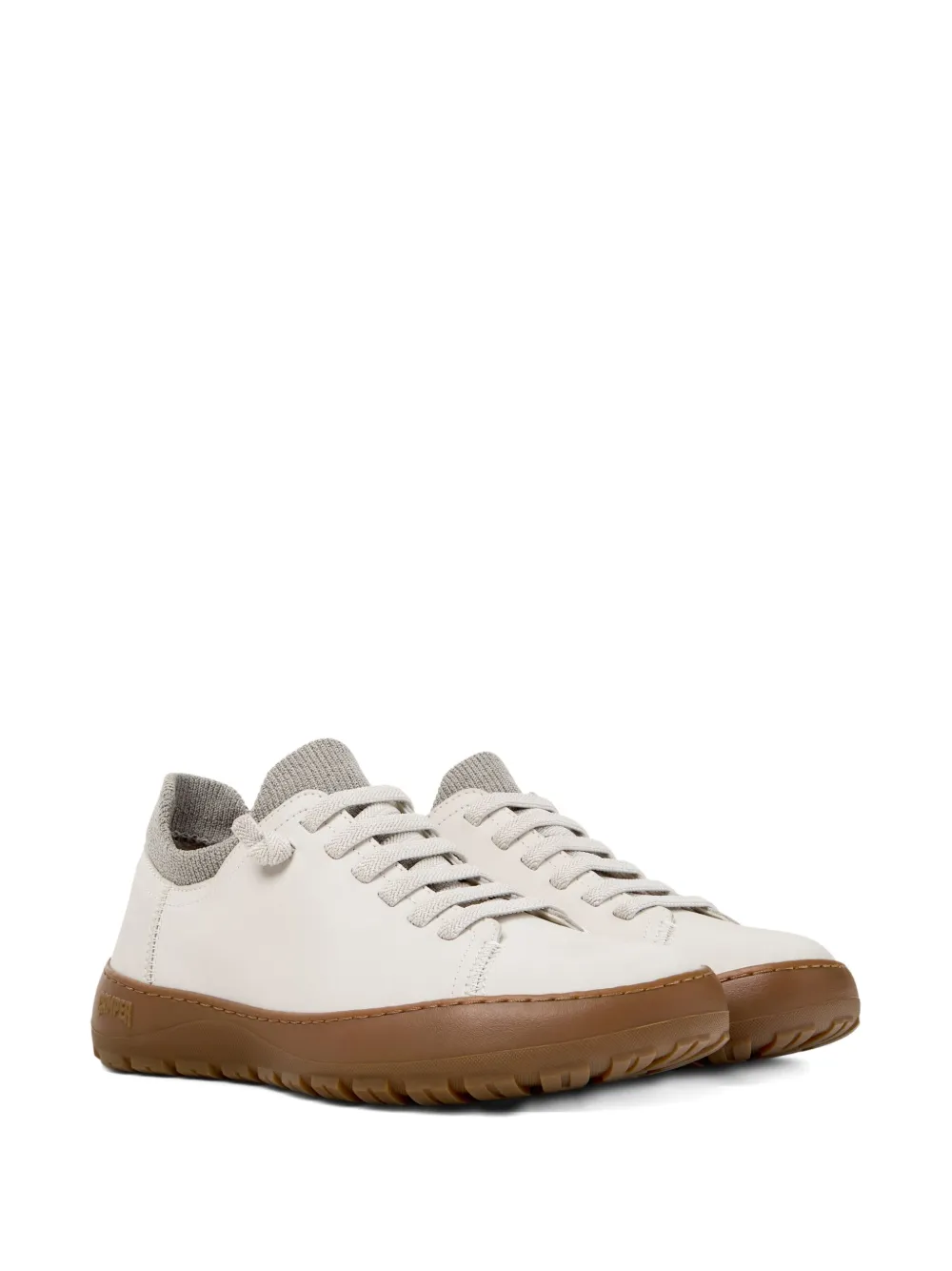 Camper Peu Serra Lace-up Leather Sneakers In Neutral
