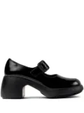 Camper Thelma II buckle-strap platform pumps - Black