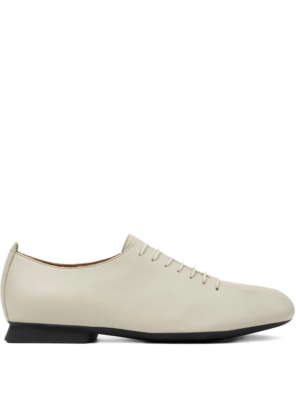 Camper lace-up leather flats Neutrals