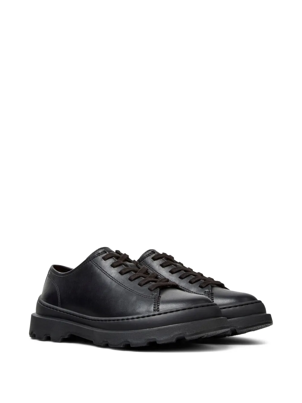 Camper lace-up leather shoes Black