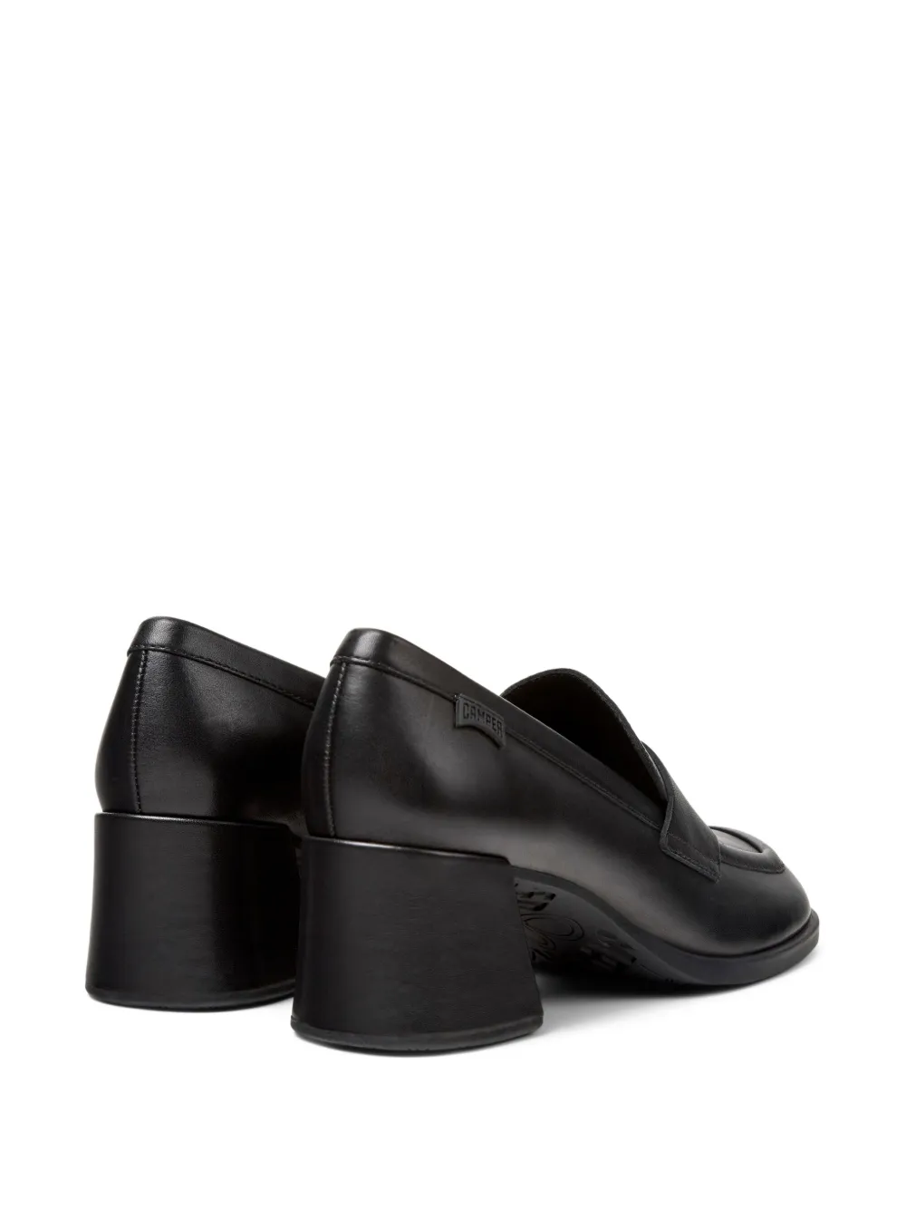 Camper 65mm Kora leather loafers Black