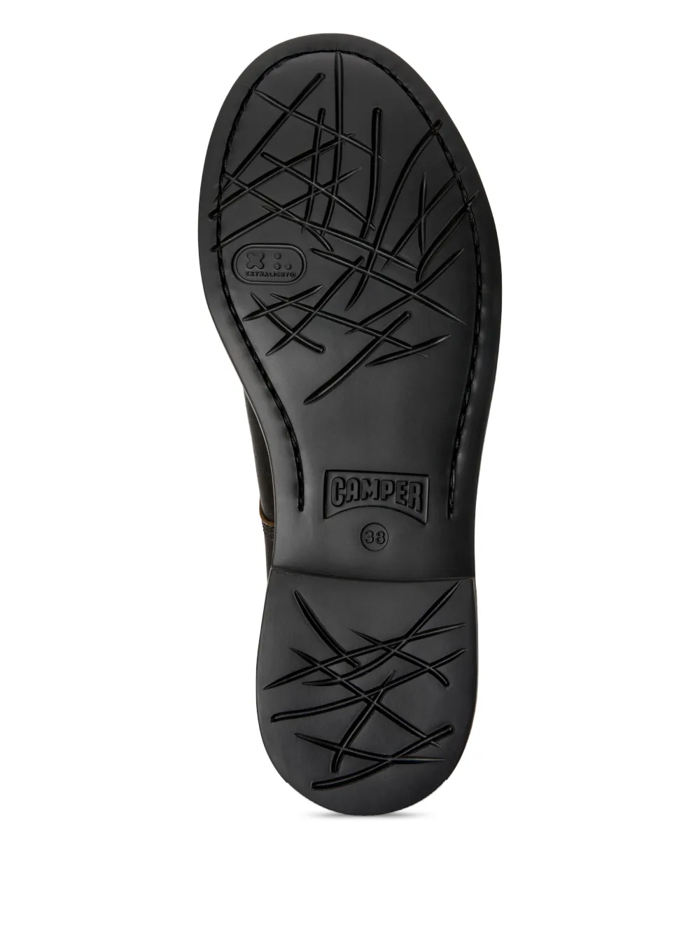 Camper Dean leather lace-up derby shoes Black