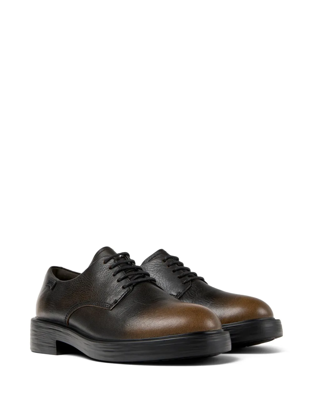 Camper Dean leather lace-up derby shoes Black