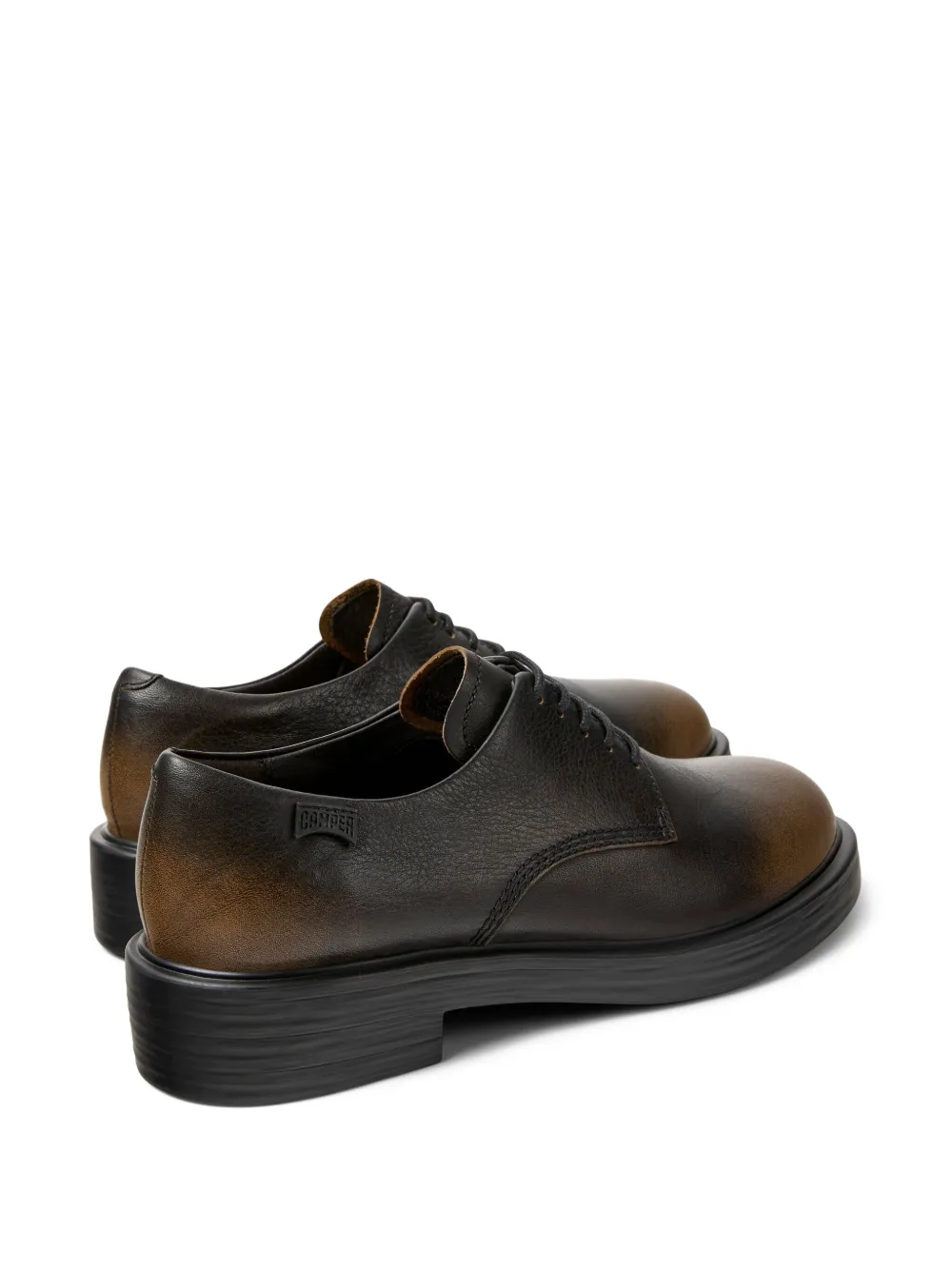 Camper Dean leather lace-up derby shoes Black