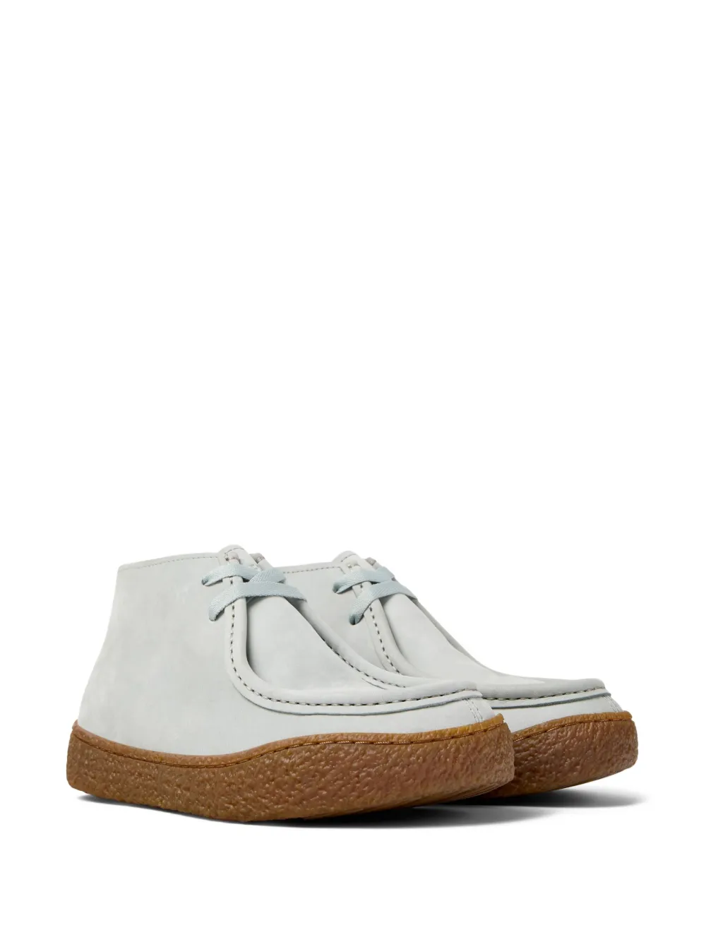 Camper Peu Terreno Lace-up Desert Boots In Gray