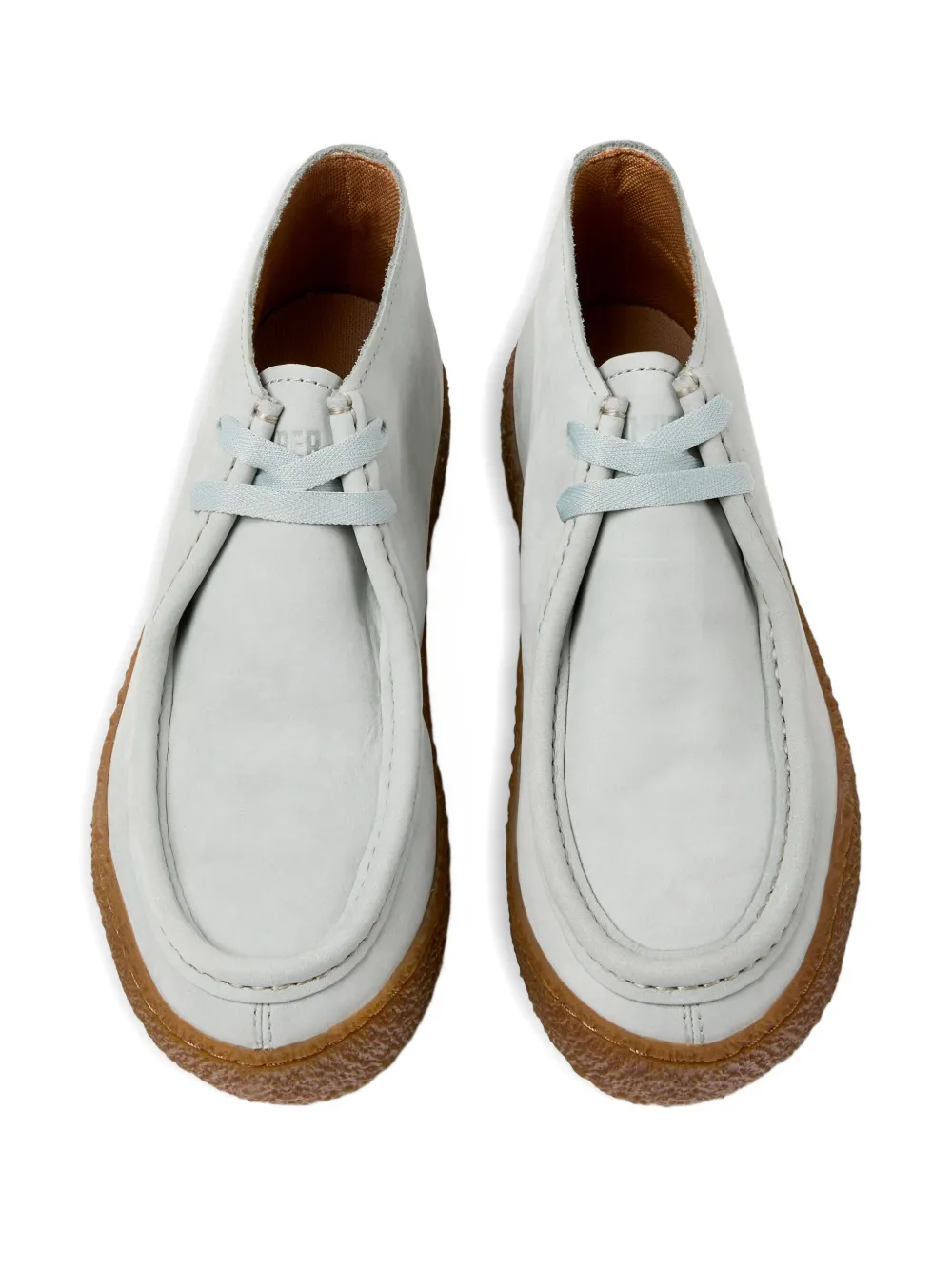 Camper Peu Terreno Lace-up Desert Boots In Gray