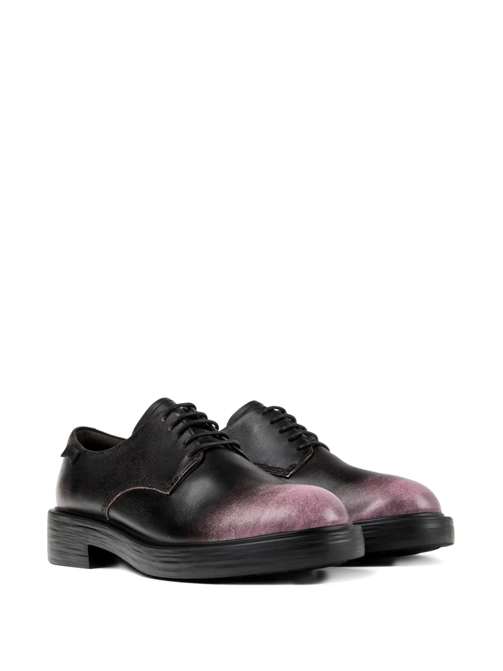 Camper Dean leather lace-up derby shoes Black