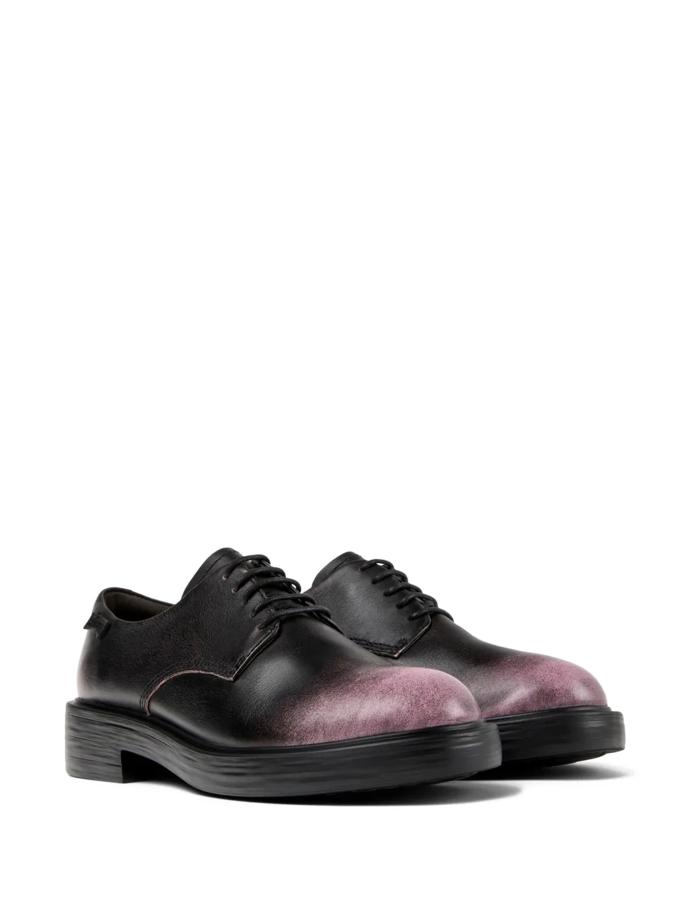 Camper Dean leather lace-up derby shoes Black