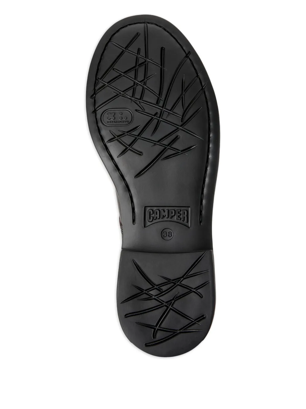 Camper Dean leather lace-up derby shoes Black