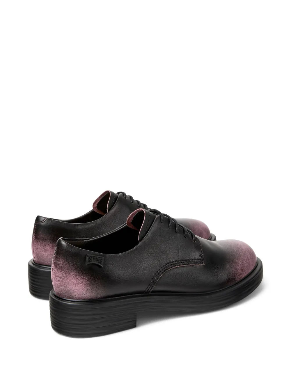 Camper Dean leather lace-up derby shoes Black