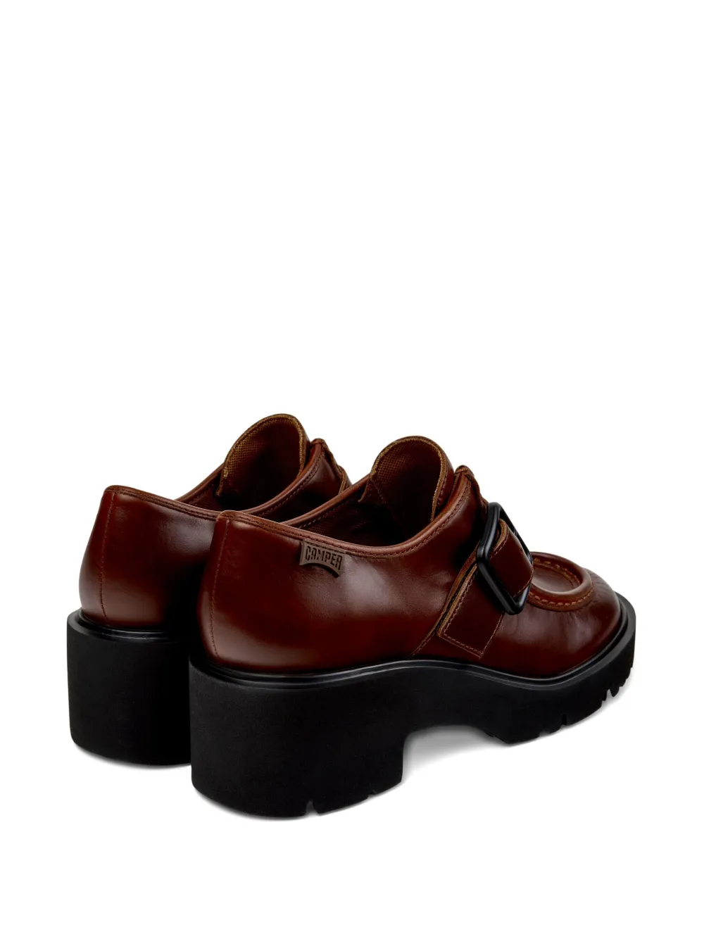 Camper Milah buckle-strap platform loafers Brown