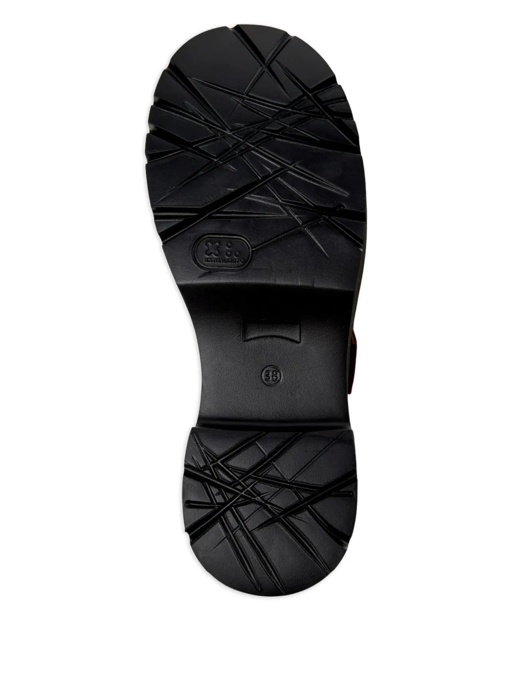Camper Milah loafers met plateauzool en gesp Bruin