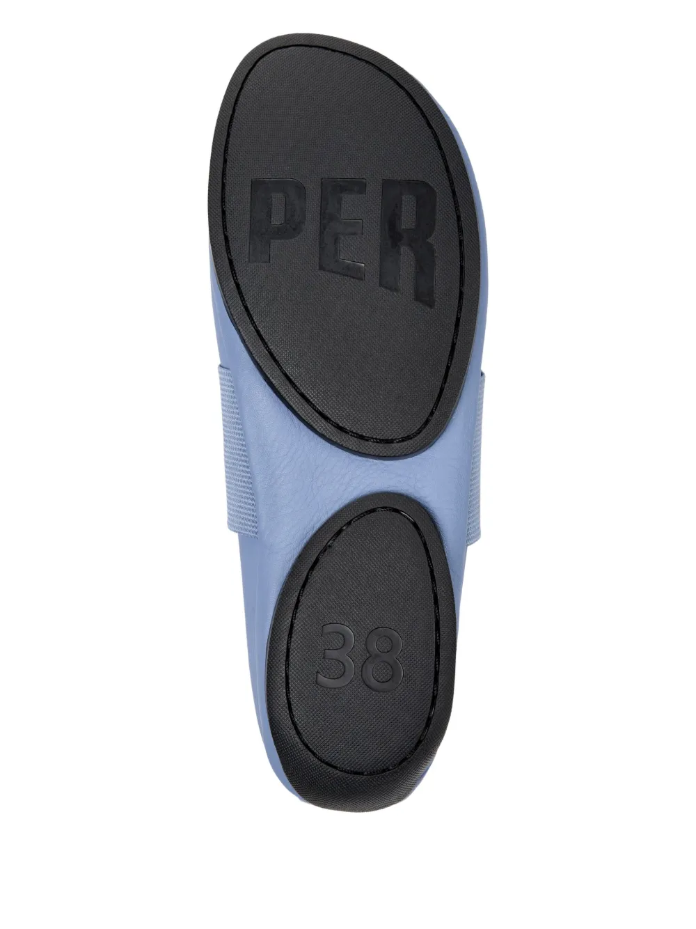 Camper Right Nina leather ballet flats Blue