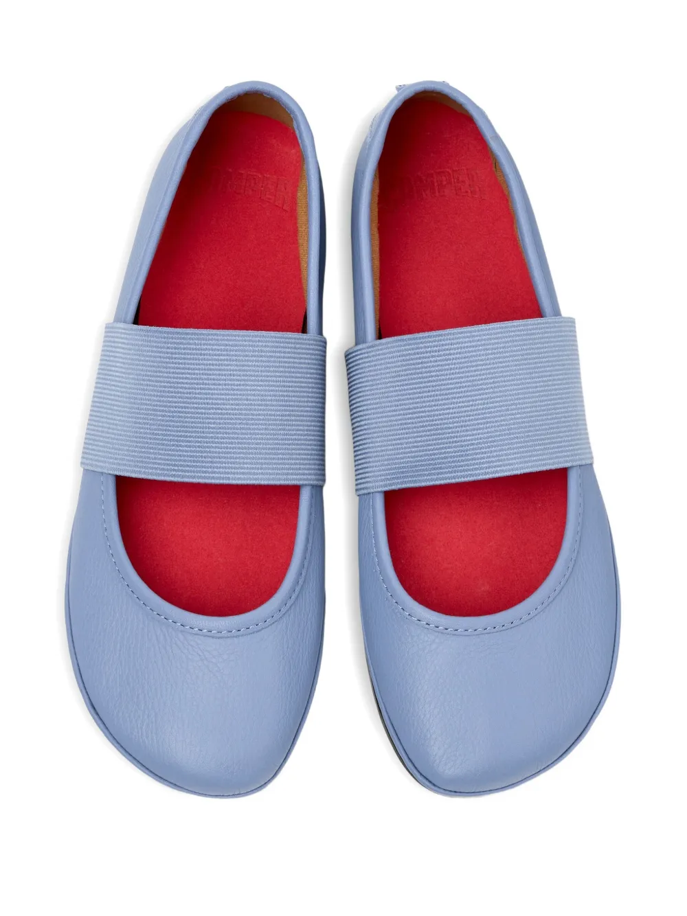 Camper Right Nina leather ballet flats Blue