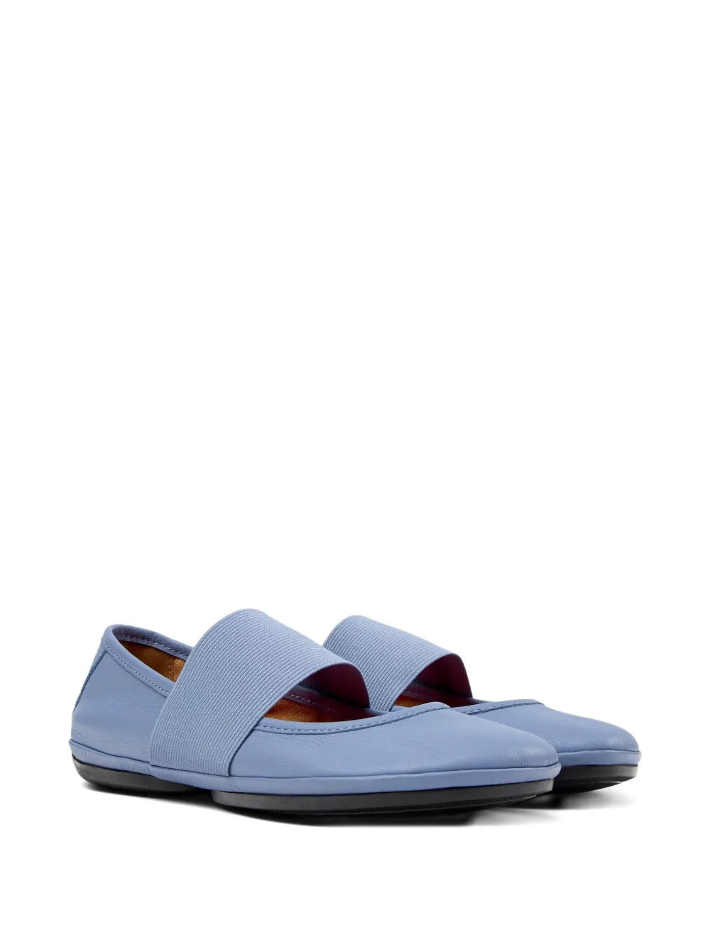 Camper Right Nina leather ballet flats Blue