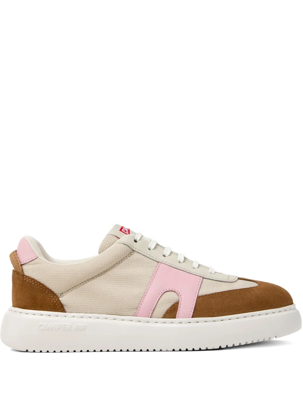 Camper Runner K21 suede panelled sneakers Neutrals