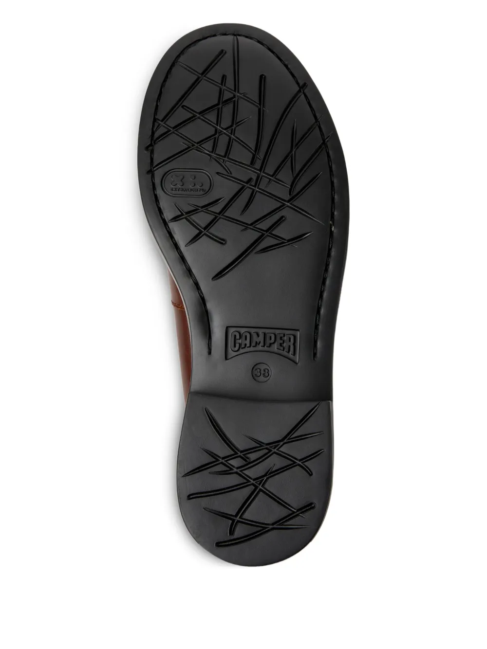 Camper Dean leather penny loafers Brown