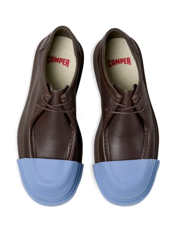 Camper レースアップ レザーシューズ | ブラウン | FARFETCH JP