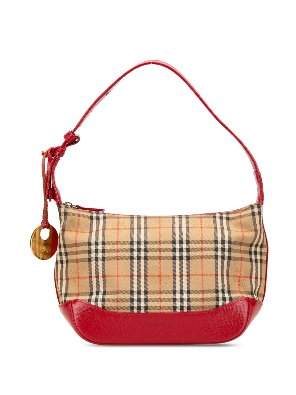 Burberry Pre-Owned 2000-2017 Haymarket Check Canvas shoulder bag | Brown | Image 1