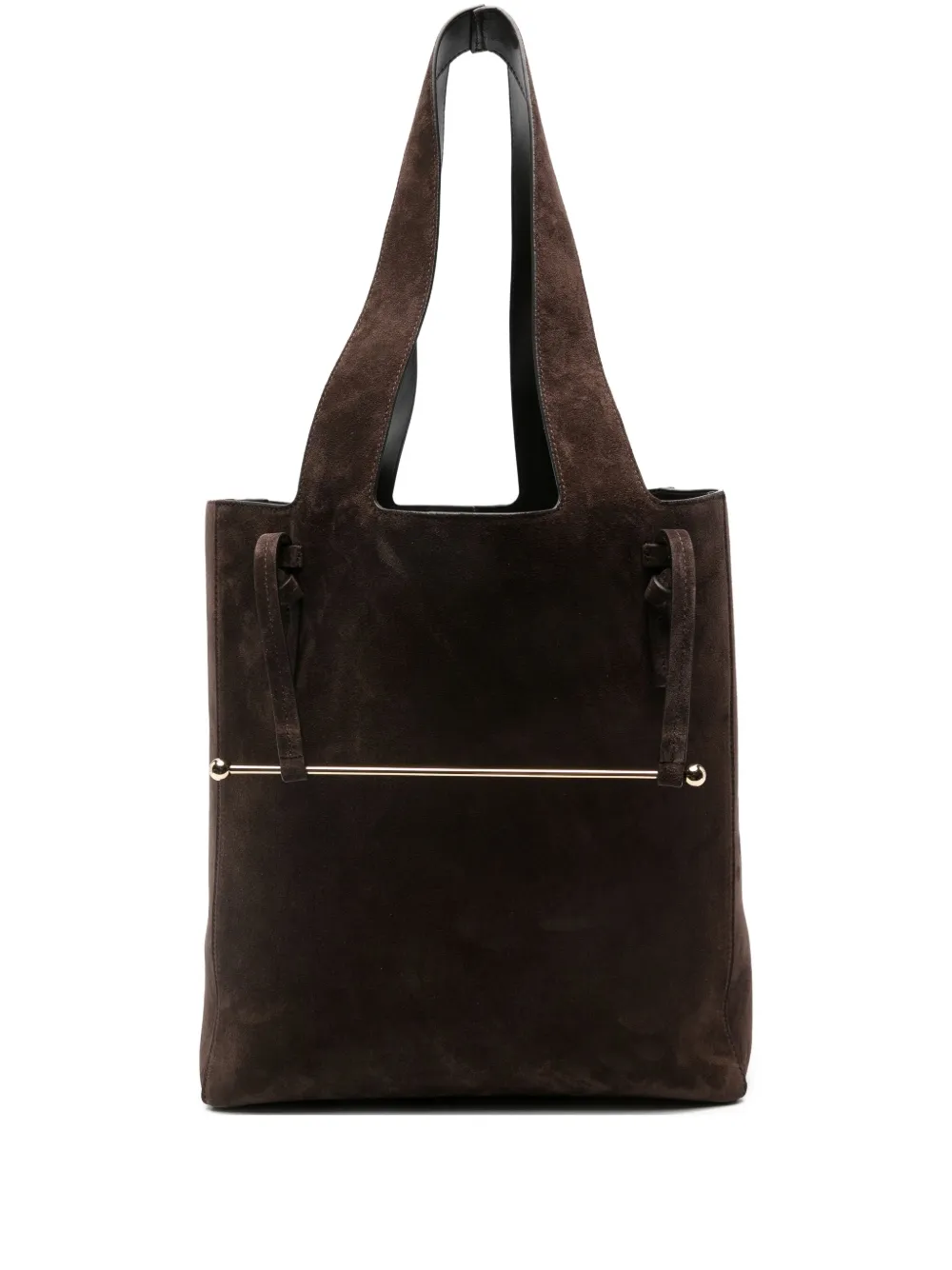 Strathberry suede shoulder bag | Brown | Image 1