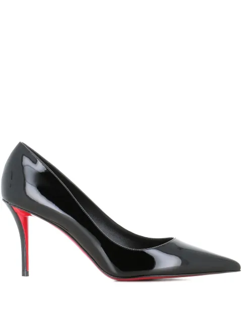 Christian Louboutin 80mm Miss Z patent-leather pointed-toe pumps