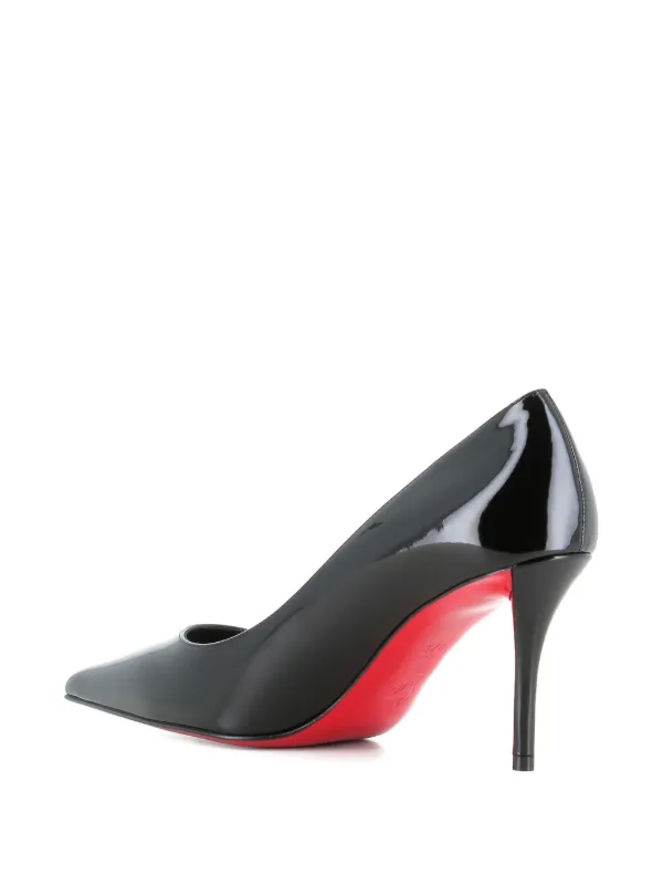 Christian Louboutin 80mm Miss Z patent-leather pointed-toe Pumps