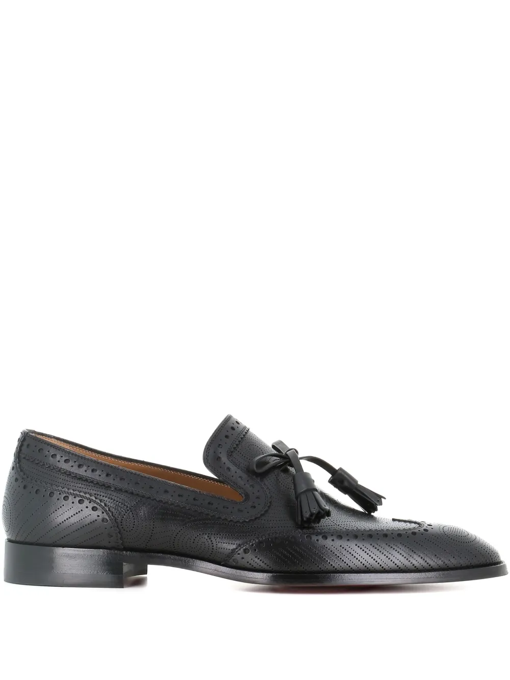 Christian Louboutin Grave tassel-embellished loafers | Black | Image 1