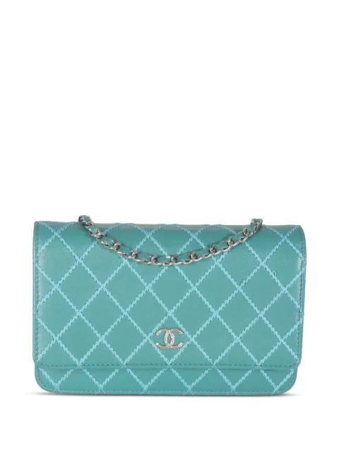 CHANEL Pre-Owned 2014-2015 gesteppte Umhängetasche mit Kette