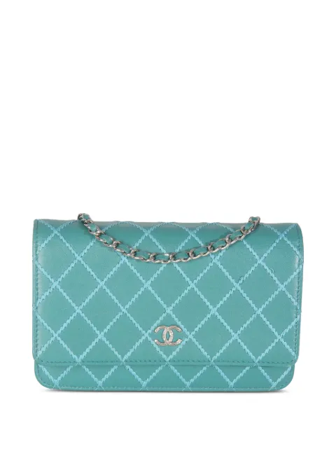 CHANEL Pre-Owned 2014-2015 quilted chain crossbody bag 