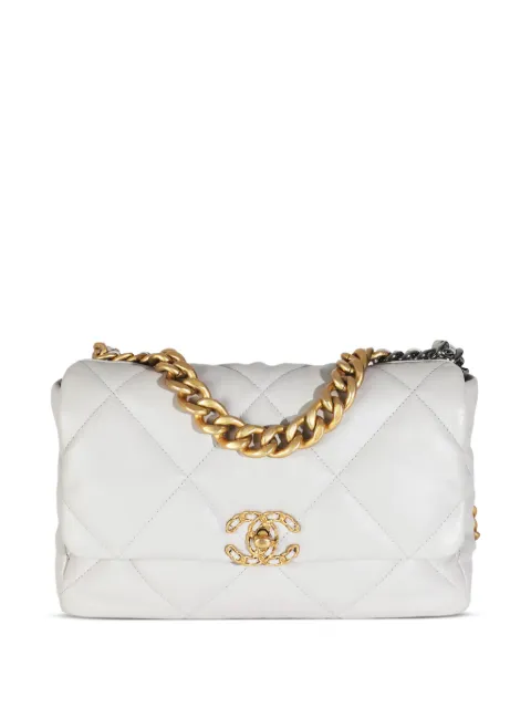 CHANEL Pre-Owned 2021-2023 große Chanel 19 Tasche