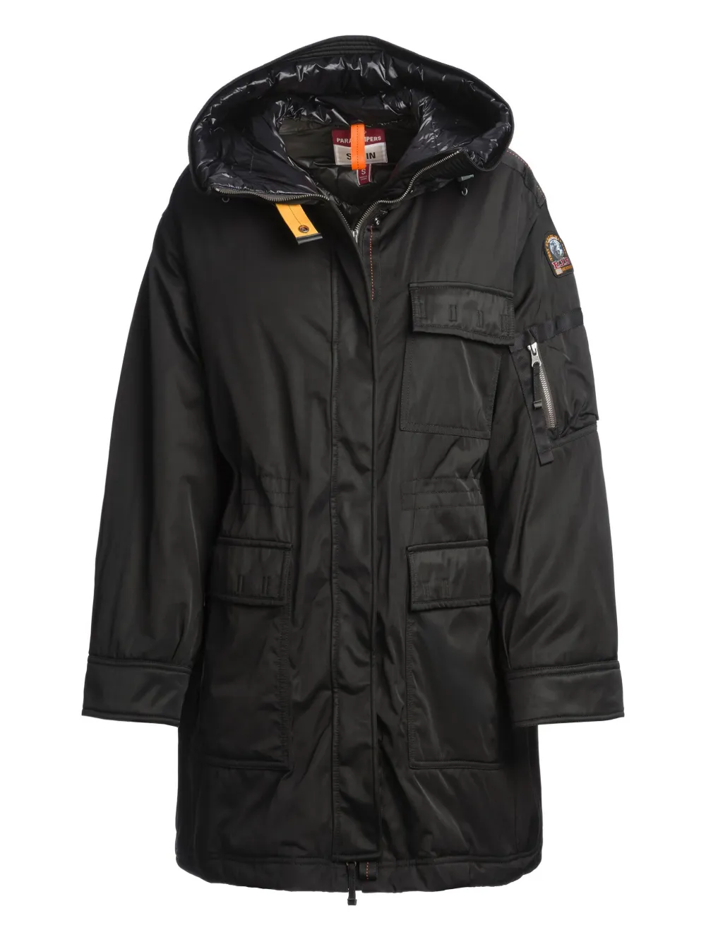 Parajumpers Hooded Pocket Jacket In Black