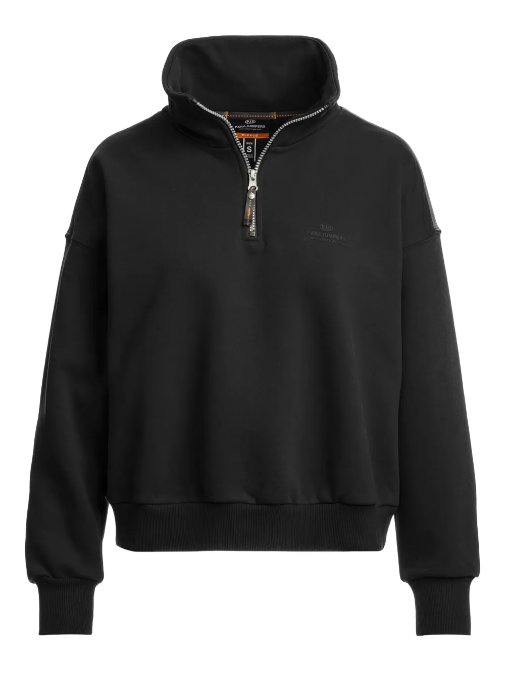 Parajumpers half-zip high-neck sweatshirt | Black | Image 1