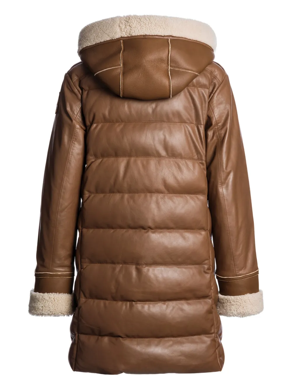 Parajumpers Demi Special quilted leather coat | Leather Coats | Image 2