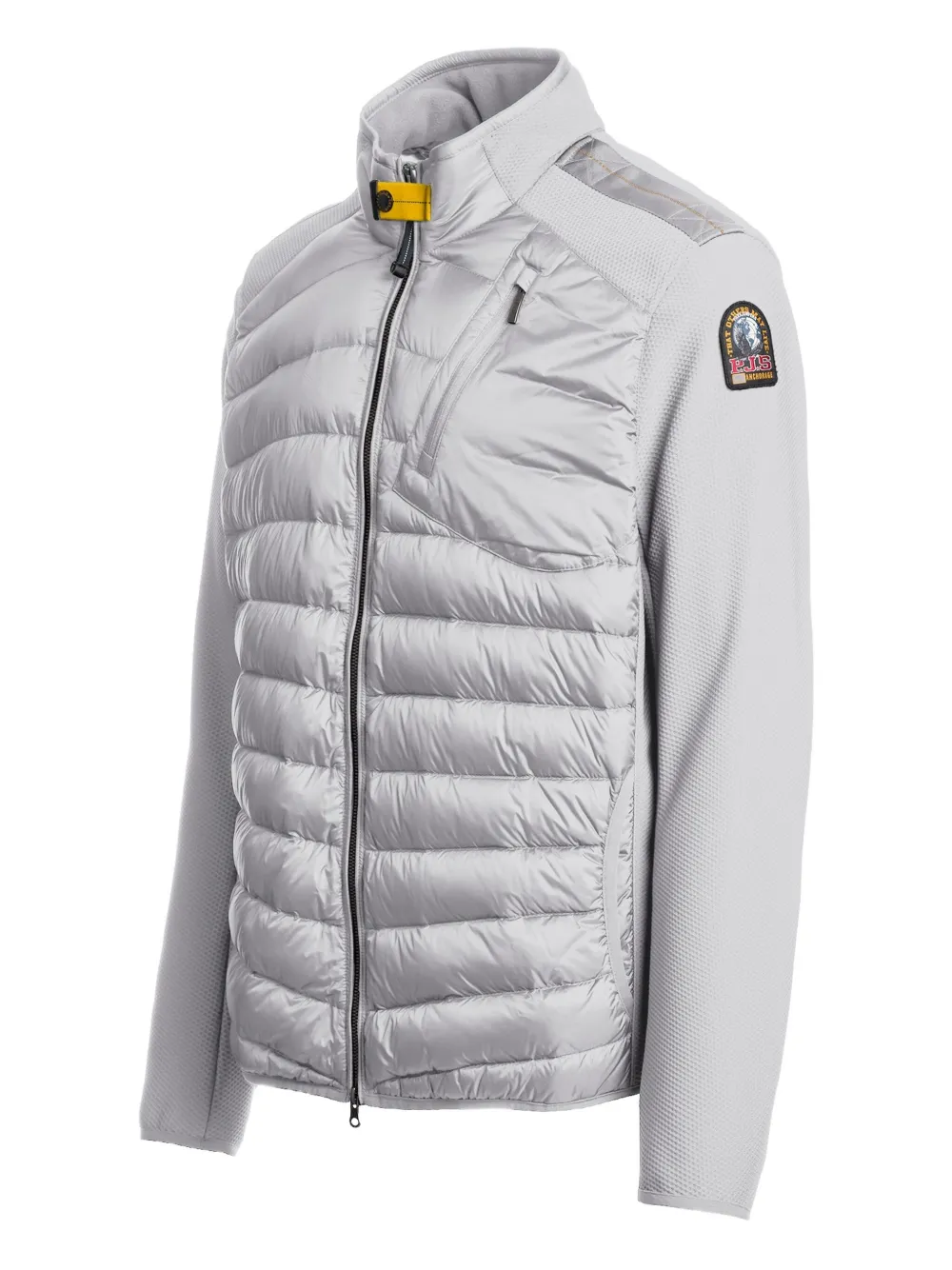 Parajumpers Jayden Quilted-panel Jacket In Gray